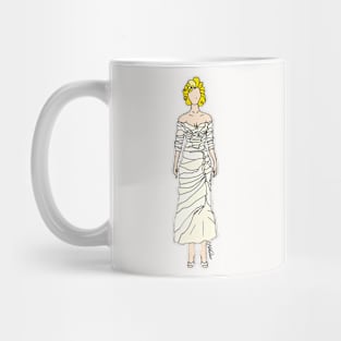 White Cream Dress Mug